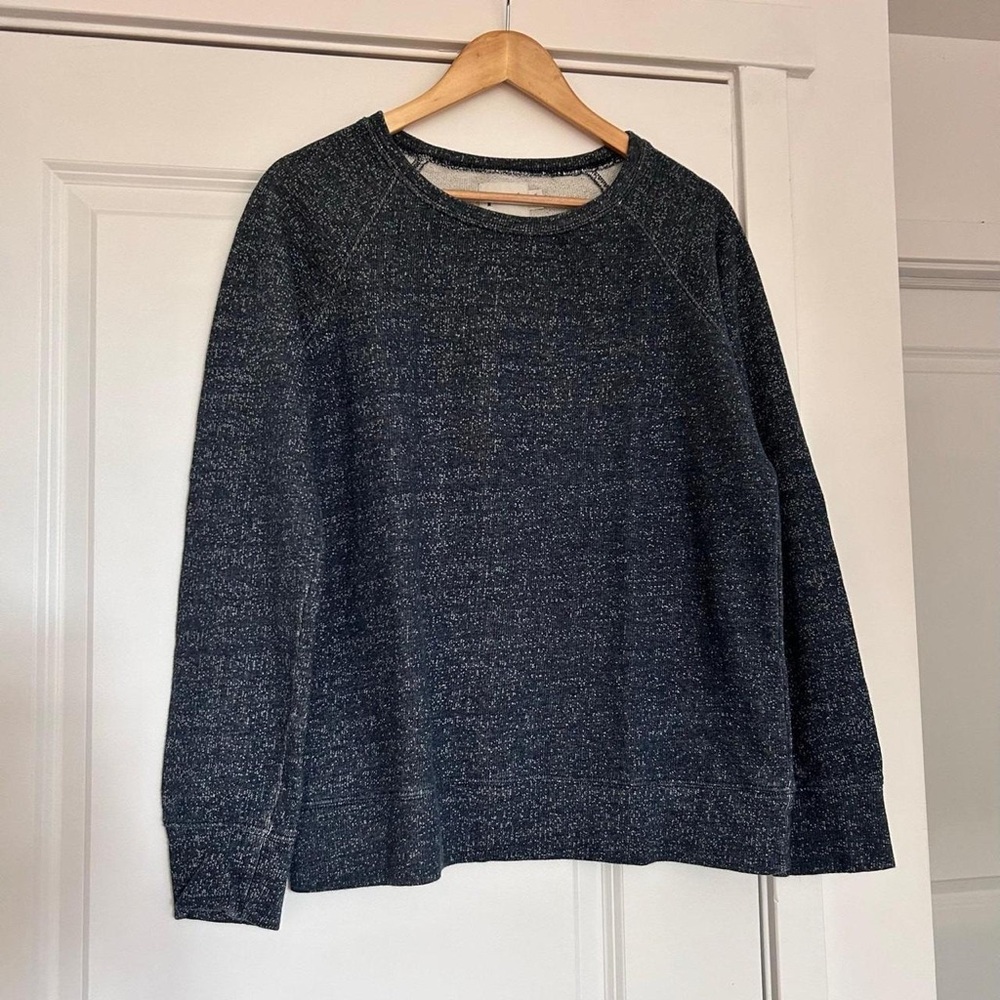Pact Men's Heathered Charcoal Crewneck Sweater